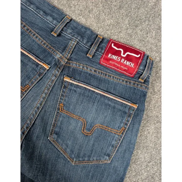 Kimes Ranch Roger Jeans Mens 28/32 Med Wash Western Cowboy Denim - Picture 1 of 9